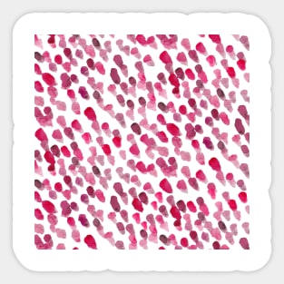 Imperfect brush strokes - pink Sticker